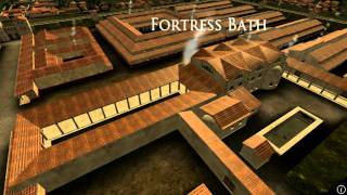 Animation of ancient Roman Fort in Caerleon Wales [upl. by Apfel]