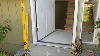 Jeld Wen Front Door Installation  Really crappy products and craftsmanship PART 1 [upl. by Rebhun]