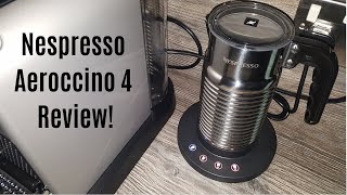 Nespresso Aeroccino 4 Milk Frother Review  Worth upgrading from the Aeroccino 3 [upl. by Zins]