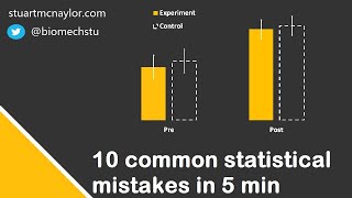 Ten Statistical Mistakes in 5 Min [upl. by Norahc907]