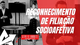 DIREITO DE FAMÍLIA Reconhecimento de filiação socioafetiva [upl. by Eoj]