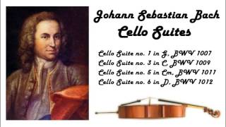 Johann Sebastian Bach  Cello suites in 432 Hz great for reading or studying [upl. by Idonah115]