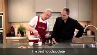 How to make a hot chocolate using an aerolatte milk frother [upl. by Yuhas]