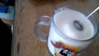 Aerolatte Review Frothing Cold Milk In Under 1 Minute [upl. by Brock]