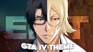 Aizen x Urahara  GTA IV Theme Edit [upl. by Nylitak]